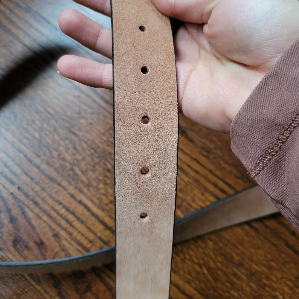 Time and Tru L Women’s Leather Belt Cognac Western, Casual - Picture 6 of 11